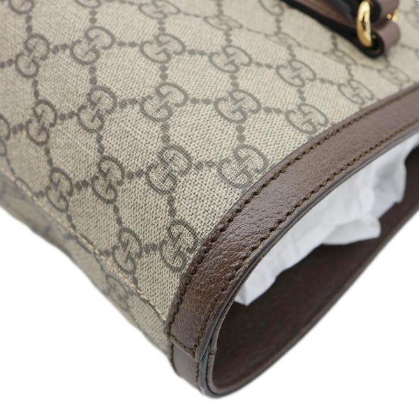 GUCCI Ophidia Medium GG Supreme Canvas Tote Bag Beige 631685