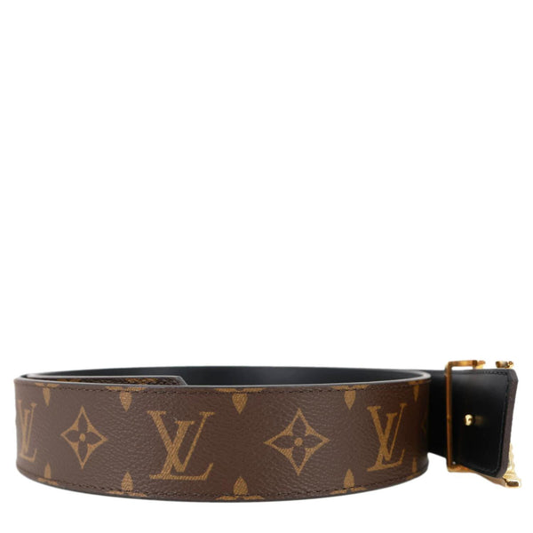 LOUIS VUITTON Monogram Canvas Belt Brown Size 90/36