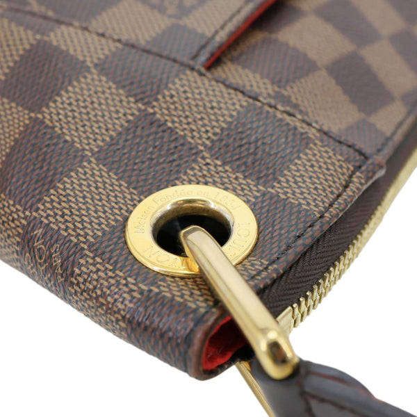 LOUIS VUITTON South Bank Besace Damier Ebene Crossbody Bag Brown