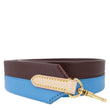 LOUIS VUITTON Cluny Leather Strap Blue