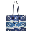 LOUIS VUITTON Onthego GM Monogram Escale Canvas Shoulder Bag Blue