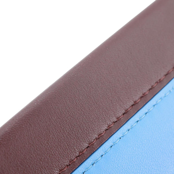 LOUIS VUITTON Cluny Leather Strap Blue