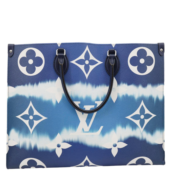 LOUIS VUITTON Onthego GM Monogram Escale Canvas Shoulder Bag Blue