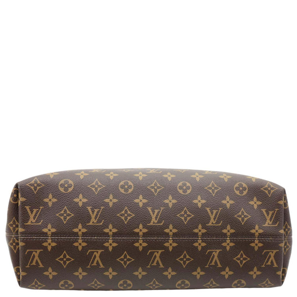 LOUIS VUITTON Graceful MM Monogram Canvas Shoulder Bag Brown
