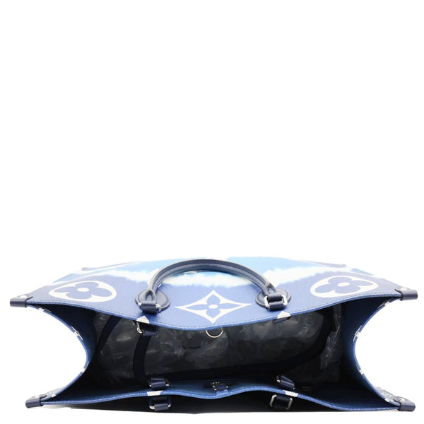 LOUIS VUITTON Onthego GM Monogram Escale Canvas Shoulder Bag Blue