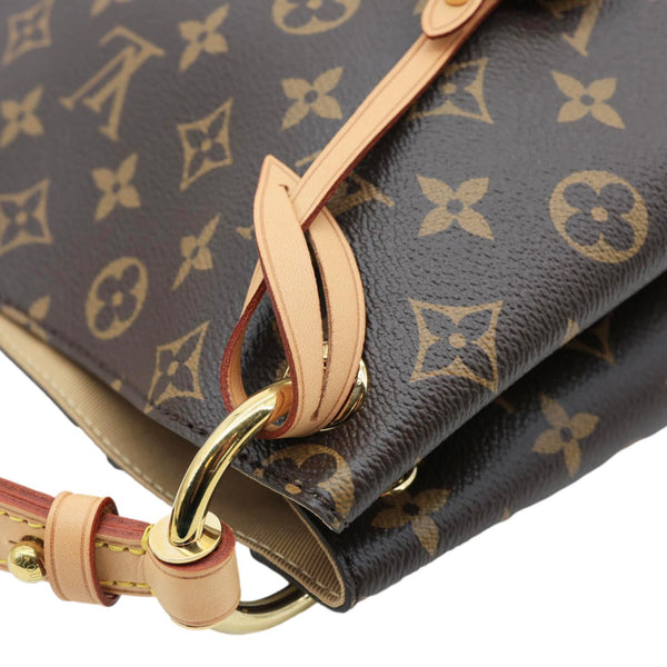 LOUIS VUITTON Graceful MM Monogram Canvas Shoulder Bag Brown