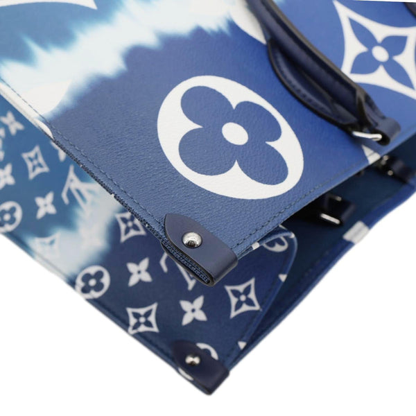 LOUIS VUITTON Onthego GM Monogram Escale Canvas Shoulder Bag Blue
