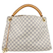 LOUIS VUITTON Artsy MM Damier Azur Hobo Bag White