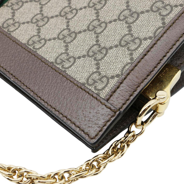 GUCCI Ophidia Medium GG Supreme Canvas Shoulder Bag Beige 503876