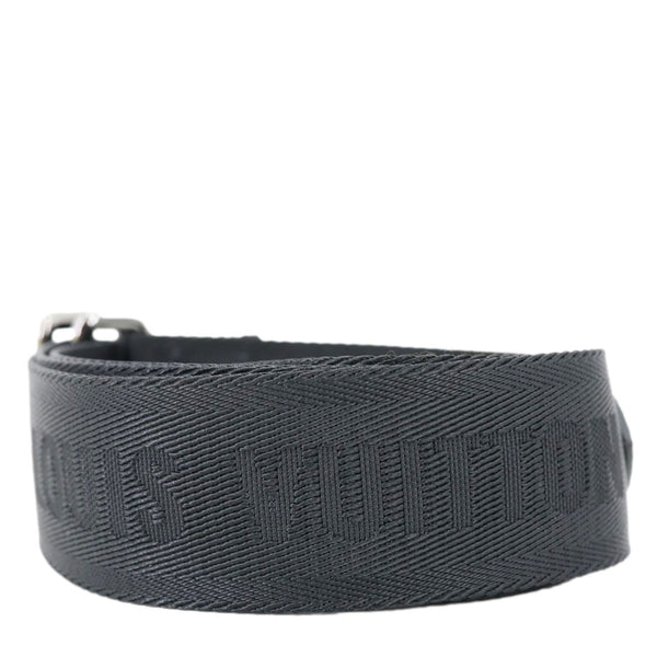LOUIS VUITTON Keepall Bandouliere Jacquard Canvas Adjustable Shoulder Strap Black