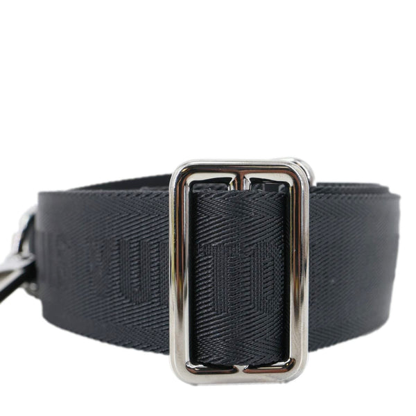 LOUIS VUITTON Keepall Bandouliere Jacquard Canvas Adjustable Shoulder Strap Black