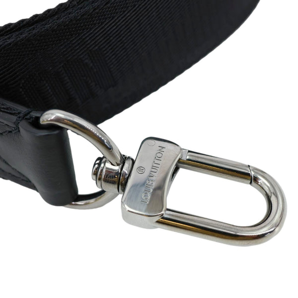 LOUIS VUITTON Keepall Bandouliere Jacquard Canvas Adjustable Shoulder Strap Black