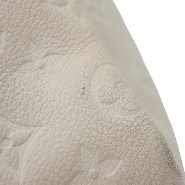 LOUIS VUITTON Artsy MM Monogram Empreinte Leather Hobo Bag Off White