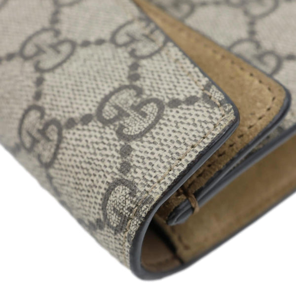 GUCCI Dionysus Super Mini GG Supreme Canvas Crossbody Bag Taupe 476432