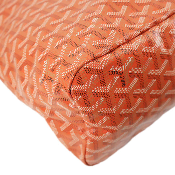 GOYARD Boheme Canvas Hobo Bag Orange