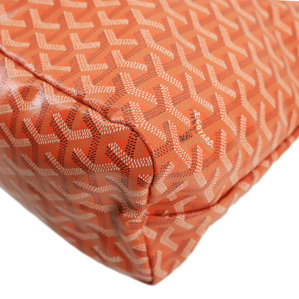 GOYARD Boheme Canvas Hobo Bag Orange