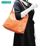 GOYARD Boheme Canvas Hobo Bag Orange