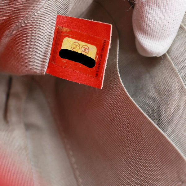 CHANEL Half Moon Caviar Leather Wallet On Chain Coral