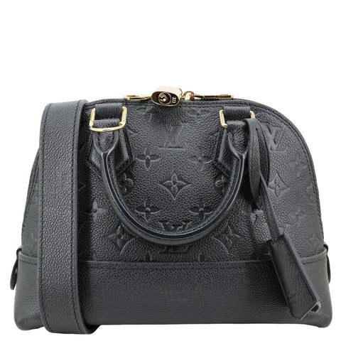 LOUIS VUITTON Neo Alma BB Monogram Empreinte Crossbody Bag Black