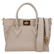 LOUIS VUITTON On My Side PM Monogram Perforated Nappa Leather Shoulder Bag Beige