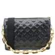LOUIS VUITTON Coussin MM Monogram Embossed Shoulder Bag Black