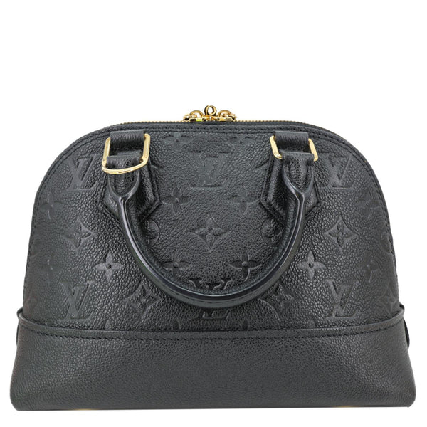 LOUIS VUITTON Neo Alma BB Monogram Empreinte Crossbody Bag Black
