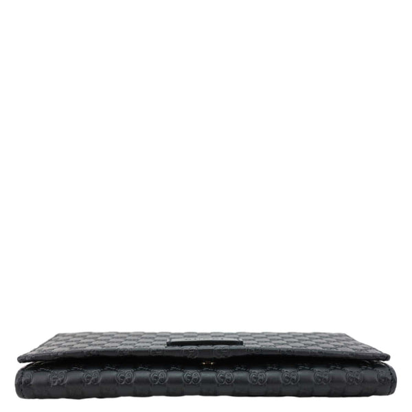 GUCCI Microguccissima GG Leather Long Wallet 449396 Black