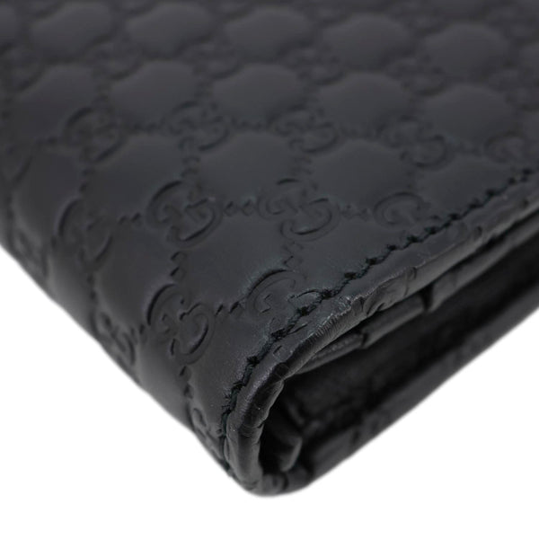 GUCCI Microguccissima GG Leather Long Wallet 449396 Black