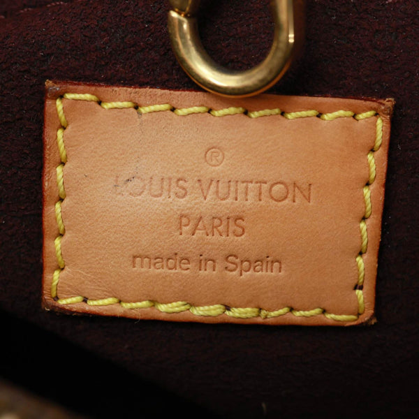 LOUIS VUITTON Montaigne MM Monogram Canvas Shoulder Bag Brown