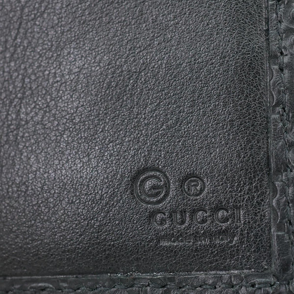 GUCCI Microguccissima GG Leather Long Wallet 449396 Black