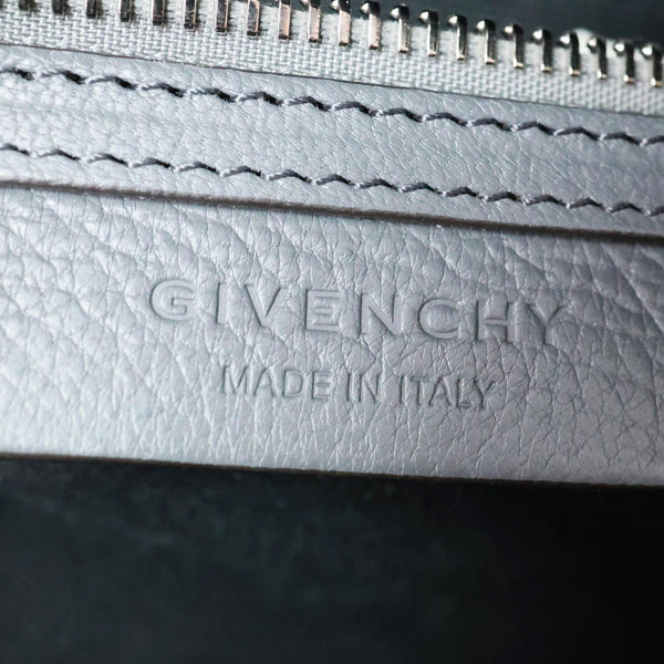 GIVENCHY Antigona Small Sugar Goatskin Leather Shoulder Bag Grey