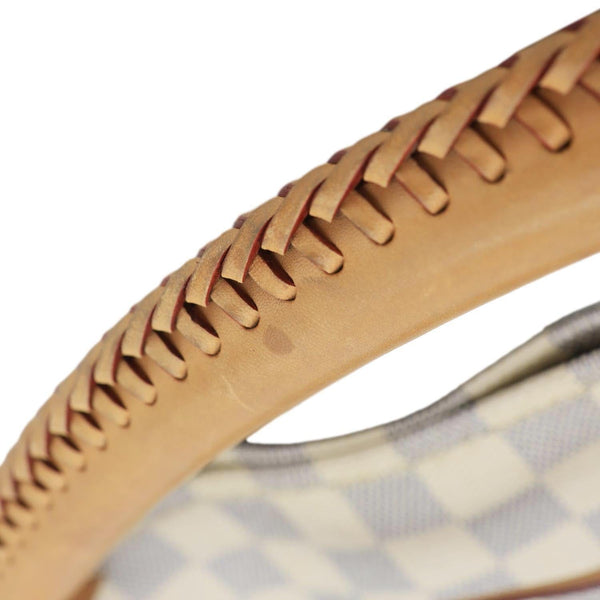 LOUIS VUITTON Artsy MM Damier Azur Hobo Bag White