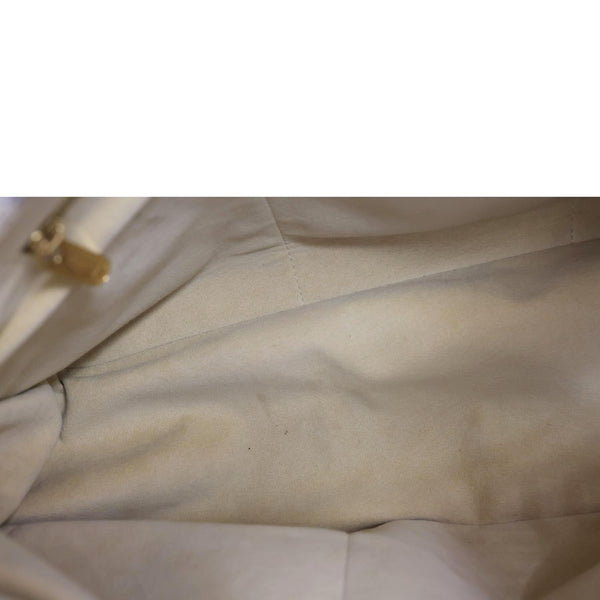 LOUIS VUITTON Artsy MM Damier Azur Hobo Bag White