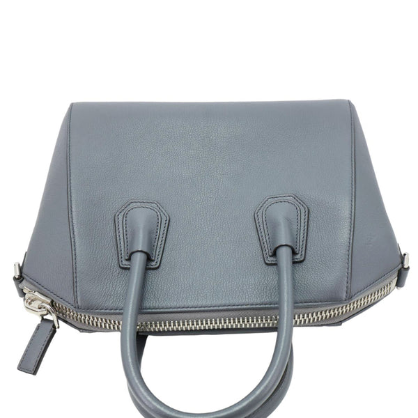 GIVENCHY Antigona Small Sugar Goatskin Leather Shoulder Bag Grey