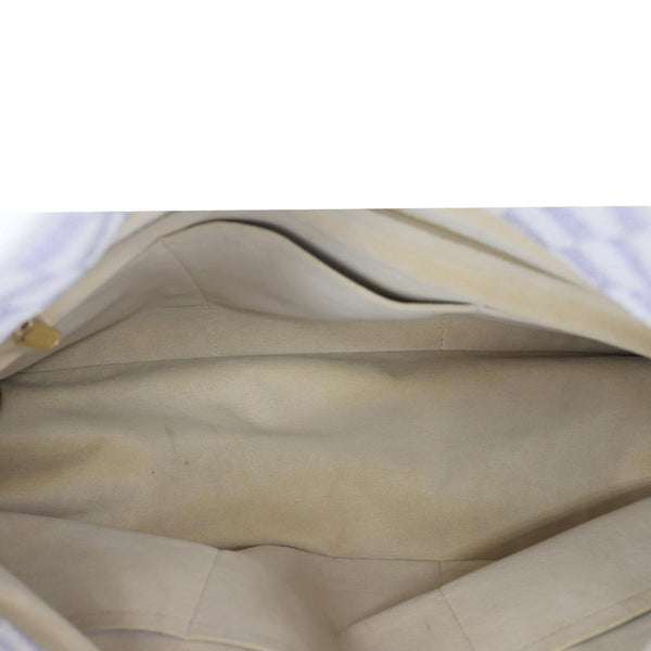 LOUIS VUITTON Artsy MM Damier Azur Hobo Bag White