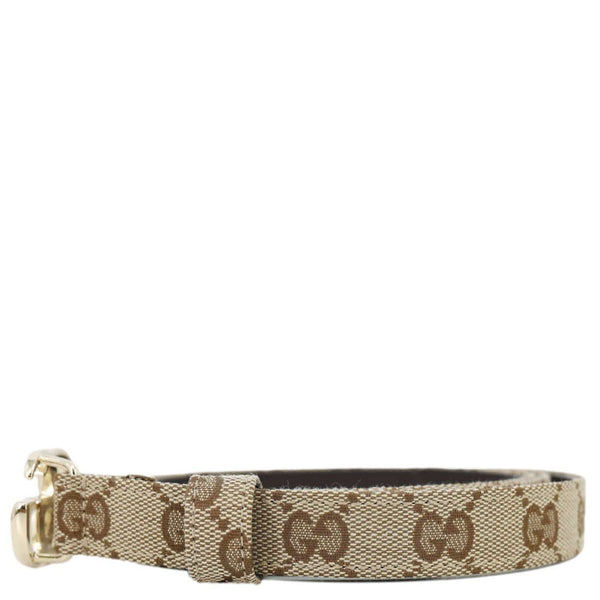 GUCCI Interlocking GG Canvas Belt Size 95/38 Beige 409417