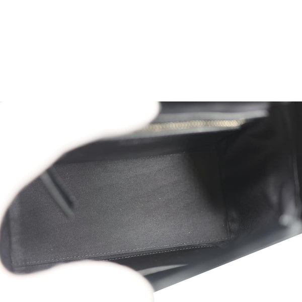 GIVENCHY Antigona Mini Lock Leather Shoulder Bag Black