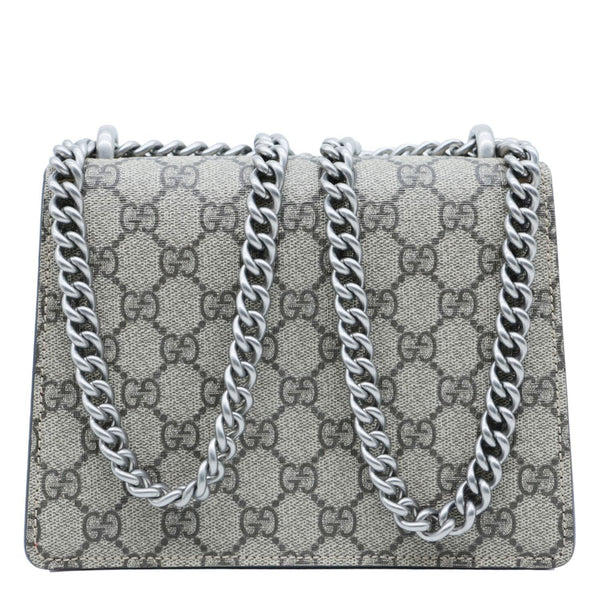 GUCCI Dionysus Mini GG Supreme Canvas Crossbody Bag Beige 421970