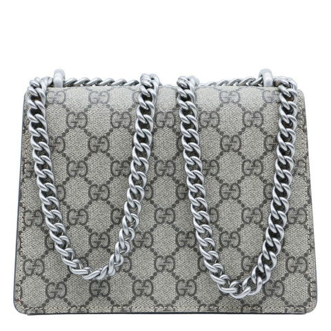 GUCCI Dionysus Mini GG Supreme Canvas Crossbody Bag Beige 421970