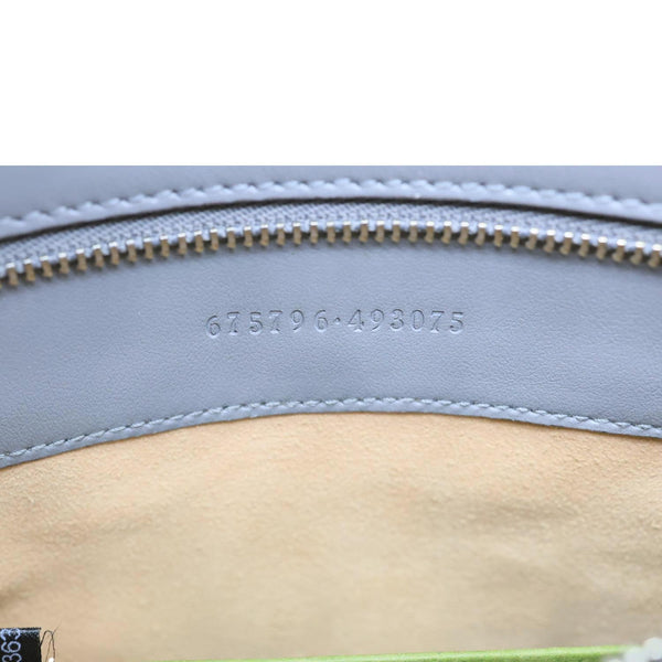 GUCCI GG Marmont Aria Medium Matelasse Leather Tote Shoulder Bag Grey 675796