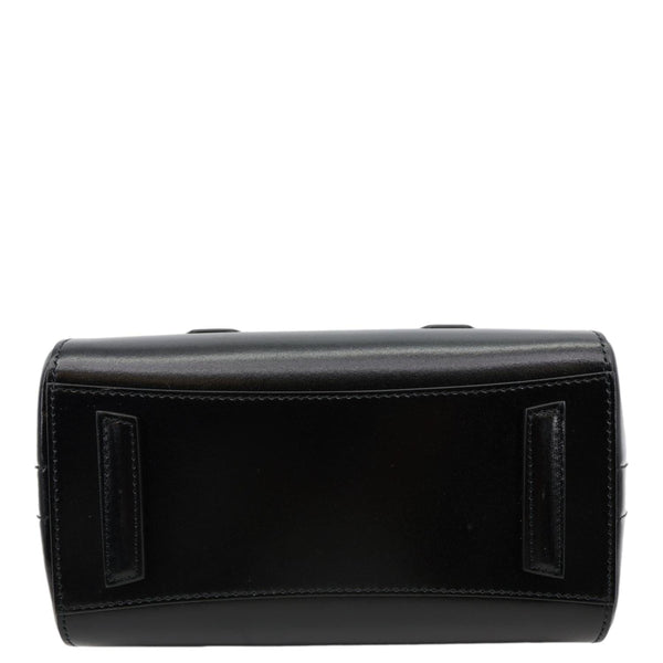GIVENCHY Antigona Mini Lock Leather Shoulder Bag Black