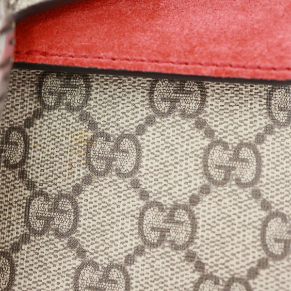 GUCCI Dionysus Mini GG Supreme Canvas Crossbody Bag Beige 421970