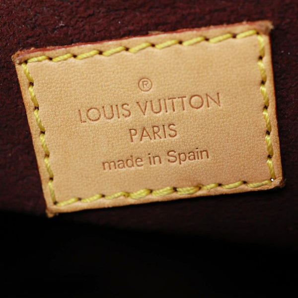 Louis Vuitton Montaigne MM Monogram Canvas Shoulder Bag Brown