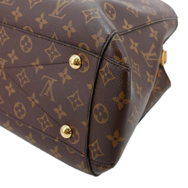 Louis Vuitton Montaigne MM Monogram Canvas Shoulder Bag Brown