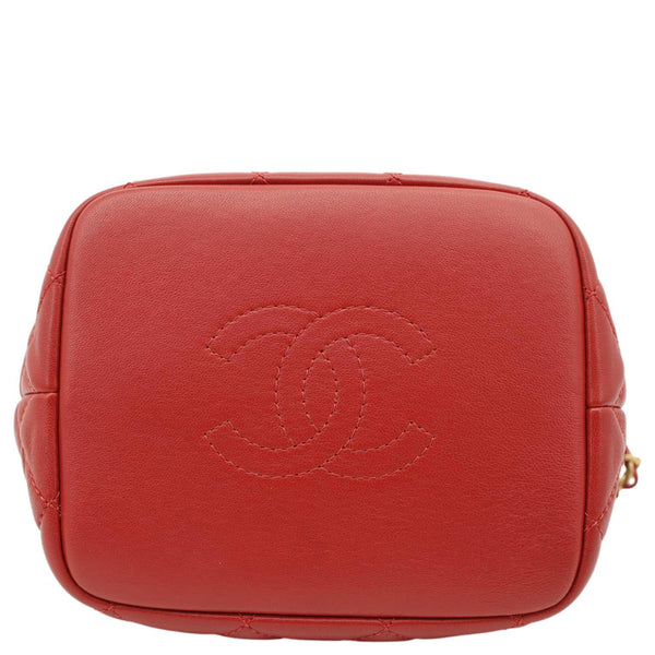 CHANEL Perfect Meeting Quilted Leather Hobo Bag Red