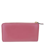 GUCCI Leather Long Zippy Wallet Pink 332747