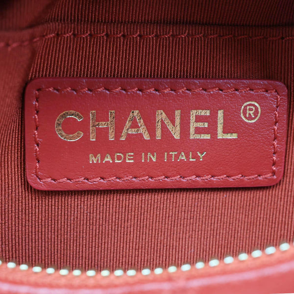 CHANEL Perfect Meeting Quilted Leather Hobo Bag Red