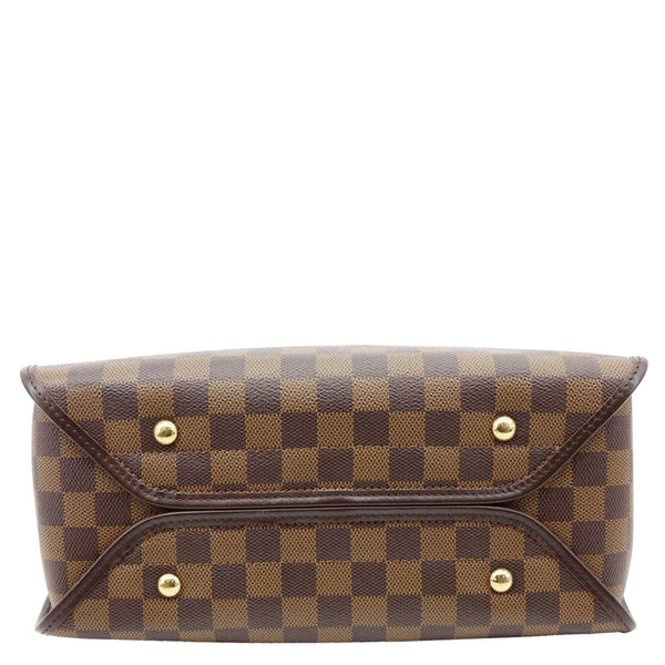 LOUIS VUITTON Duomo Damier Ebene Shoulder Bag Brown