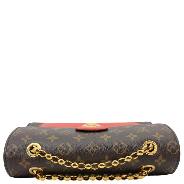LOUIS VUITTON Victoire Monogram Canvas Crossbody Bag Cerise