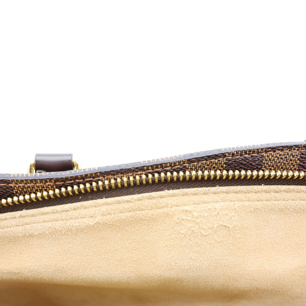 LOUIS VUITTON Normandy Damier Ebene Satchel Shoulder Bag Brown